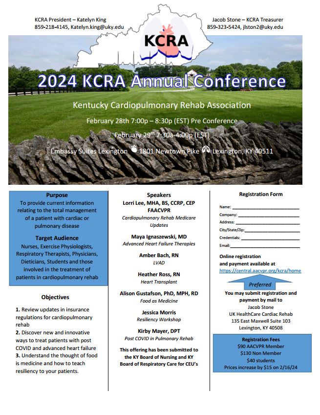 2024 KCRA Annual Meeting AACVPR Central