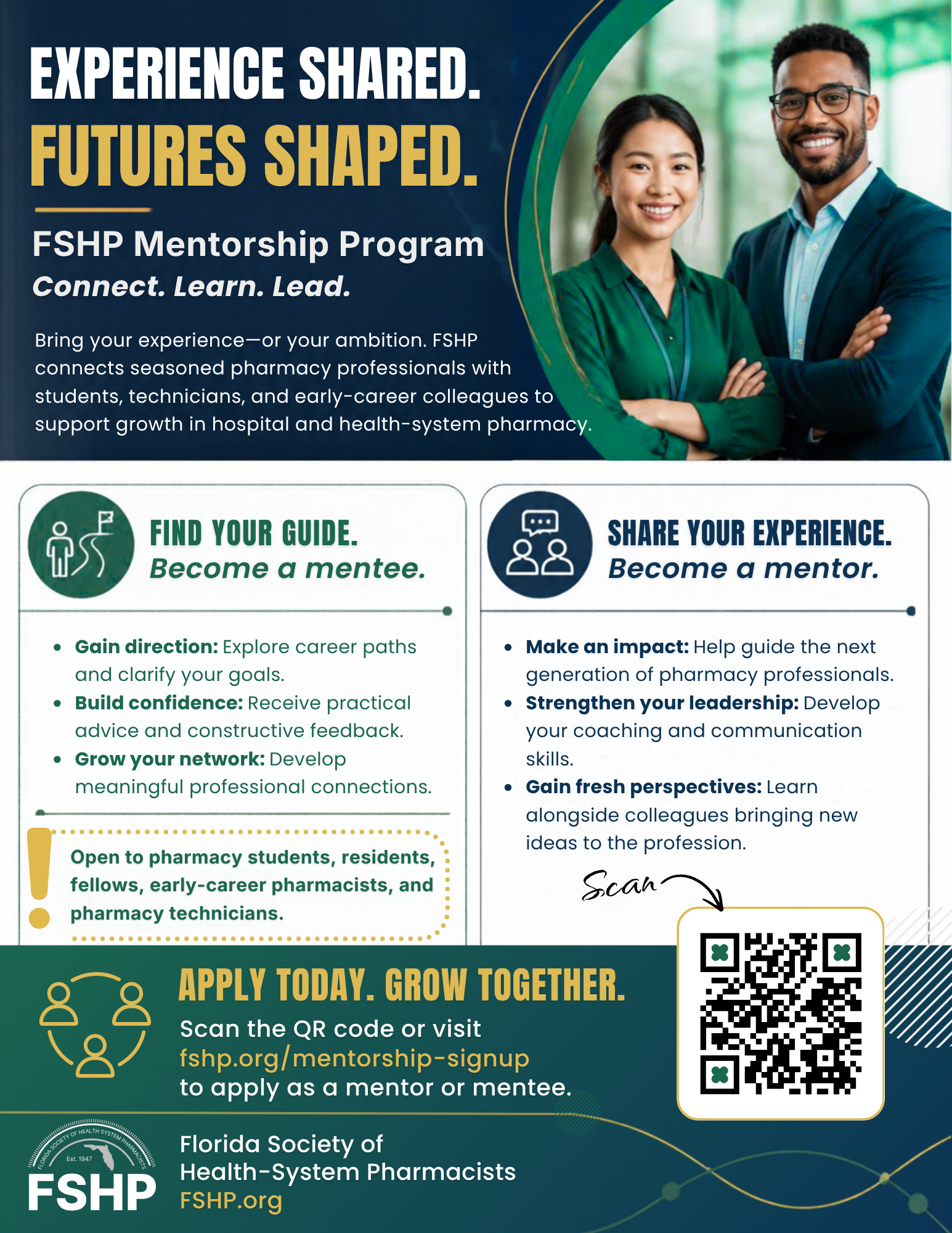 FSHP Mentorship Program Flyer