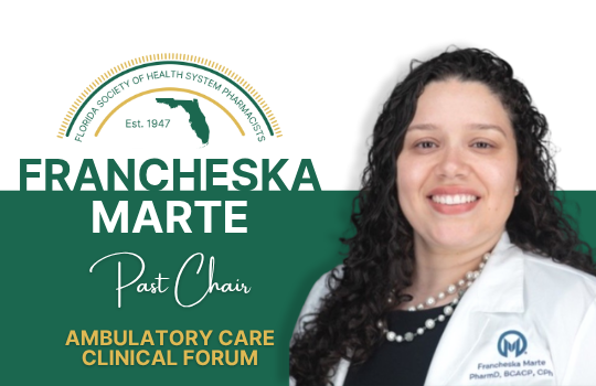 Ambulatory Care Clinical Forum Past Chair