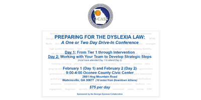 2023 G CASE Drive In Preparing for the Dyslexia Law